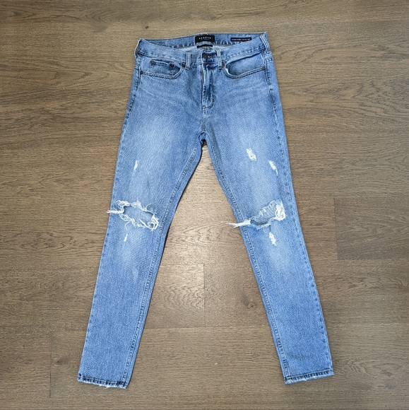 Skinny Jeans w/ Rips - Picture 1 of 1